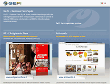 Tablet Screenshot of gestionefiere.com